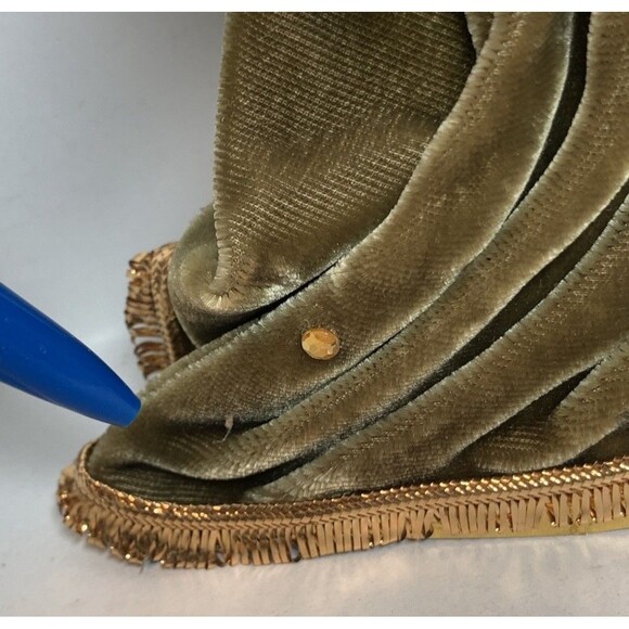 Koestel West Germany Wax Angel Tree Topper Gold Christmas Original Box 7” READ - Picture 4 of 15